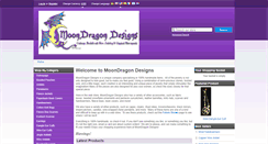 Desktop Screenshot of moondragondesigns.com